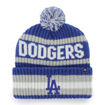 Men's Los Angeles Dodgers Royal Bering Cuffed Knit Hat with Pom