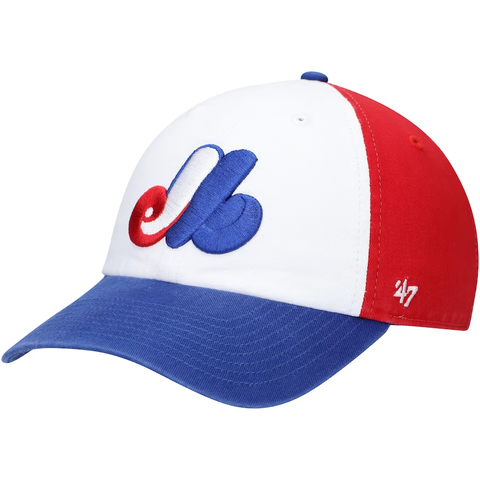 Montreal Expos Clean Up Adjustable Hat