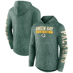 Men's Green Bay Packers  Stack Long Sleeve Hoodie T-Shirt