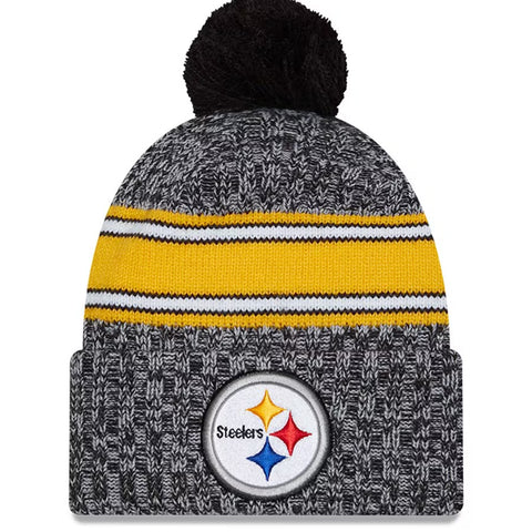 Men's New Era Pittsburgh Steelers 2023 NFL Sideline Cuffed Knit Toque