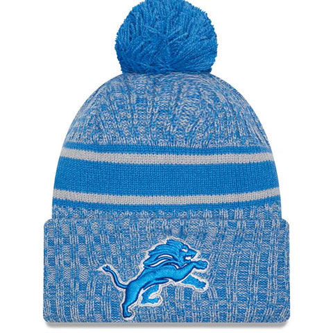 Men's New Era Detroit Lions 2023 NFL Sideline Cuffed Knit Toque