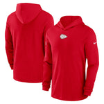 Men's Kansas City Chiefs Sideline Performance Hooded Long Sleeve