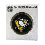 Pittsburgh Penguins Double Sided Single Ball Christmas Ornament