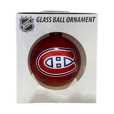 Montreal Canadiens Double Sided Single Ball Christmas Ornament