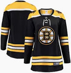 Women's Boston BruinsFanatics Black Home Breakaway - Blank Jersey