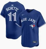 Men's Toronto Blue Jays Bo Bichette Nike Light Blue Alternate Limited Player Jersey