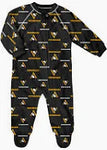 Infant Pittsburgh Penguins Logo Print Raglan Romper -