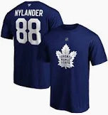 Men's Toronto Maple Leafs William Nylander Name and Number - T-Shirt - Blue