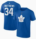 Men's  Toronto Maple Leafs Auston Matthews Name & Number T-Shirt - Blue