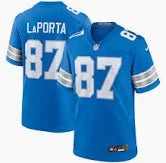 Men's Nike Detroit Lions Sam Laporta Game Jersey