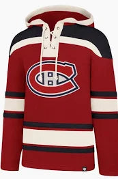 Men's Men's Montreal Canadiens '47 Red Lacer Fleece - Pullover Hoodie