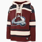 Men's Colorado Avalanche '47 Burgundy Lacer Pullover Hoodie