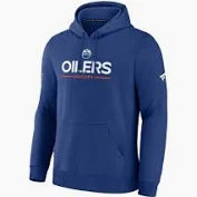 Men's Edmonton Oilers Fanatics Royal Authentic Pro Primary Hoodie