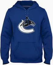 Boy's Vancouver Canucks Royal Twill Logo Hoodie