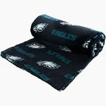Philadelphia Eagles Coral Fleece Travel Throw Blanket with Team Logos