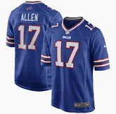 Men's Nike  Buffalo Bills Josh Allen Game Jersey