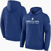 Men's Toronto Maple Leafs Fanatics Blue Authentic Pro Primary Hoodie