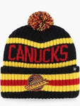 Men's Vancouver Canucks Vintage NHL '47 Bering Cuff Pom Toque