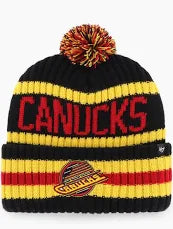 Men's Vancouver Canucks Vintage NHL '47 Bering Cuff Pom Toque