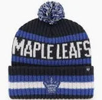 Men's Toronto Maple Leafs '47 Navy Bering Cuffed Knit Hat with Pom