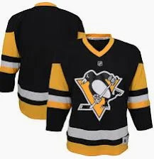 Infant Pittsburgh Penguins Black Replica - Blank Jersey