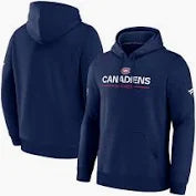 Men's Montreal Canadiens Fanatics Authentic Pro Primary Hoodie - Navy