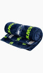 NFL Coral Fleece Travel Throw Blanket with Team Logos | 150cm x 120cm (59" x 47")