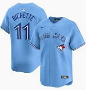 Men's Toronto Blue Jays Bo Bichette Nike Light Blue Alternate Limited Player Jersey