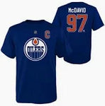 Infant Connor McDavid Edmonton Oilers Navy Player T-Shirt