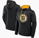 Men's Boston Bruins Fanatics Black Defender Pullover Hoodie