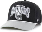 Men's Las Vegas Raiders NFL 47 Brand Black Palermo Hitch Snapback Hat