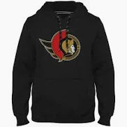 Men's Ottawa Senators Express Twill Logo Hoodie - Black