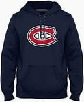 Men's Montreal Canadiens NHL Express Twill Logo Hoodie - Navy