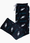 Mens Philadelphia Eaghes Coral Fleece Pajama Lounge Pants With Team Names & Logos