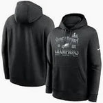 Men's Philadelphia Eagles Nike Super Bowl LIX Champions 90's Retro Pullover Hoodie - Black