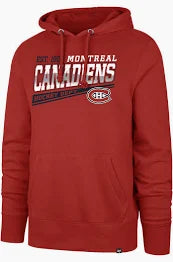 Men's Montreal Canadiens  47 Brand  Red Five Hole Hoodie