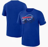 Men's Buffalo Bills Nike Left End Run Slub Performance T-Shirt - Royal