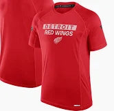 Men's Detroit Red Wings Fanatics Red Authentic Pro Tech T-Shirt