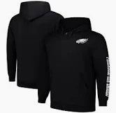 Men's Philadelphia Eagles Fanatics Full-Zip Hoodie - Black