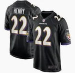 Men's Nike Baltimore Ravens Derrick Henry Jersey - Black