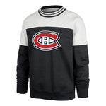 Men's Montreal Canadiens 47 Brand  Grey Satin Lock Bryson Crew Sweater