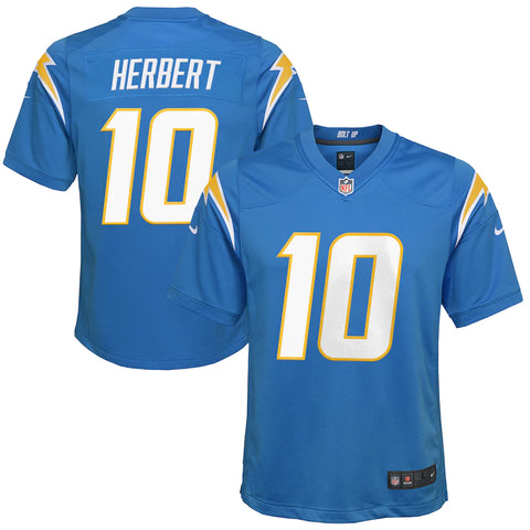 Youth Nike Los Angeles Chargers Justin Herbert Replica Jersey