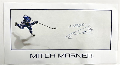 Mitch Marner Signed Toronto Maple Leafs 20x40 Oversized Slapshot Photo