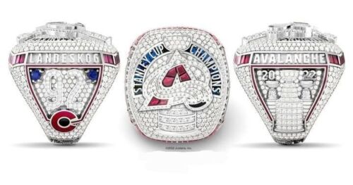 Colorado Avalanche 2022 Stanley Cup Champions Ring Ornament FOCO