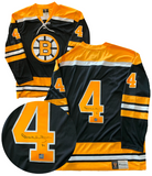 Bobby Orr Signed Boston Bruins Dark Replica Fanatics Jersey