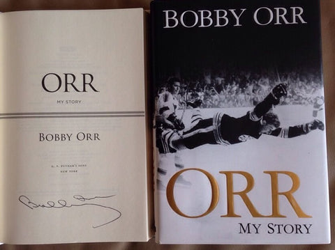 Bobby Orr Signed Boston Bruins 'ORR My Story' Hardcover Book