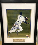 Derek Jeter Signed New York Yankees Framed 8x10 Photo