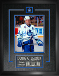 Doug Gilmour Signed Toronto Maple Leafs 8x10 Etched Mat Frame
