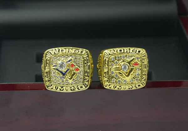 : TRO 1992/1993 Blue Jays World Champions Rings Set with