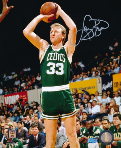 Larry Bird Signed Boston Celtics 8x10 Photo